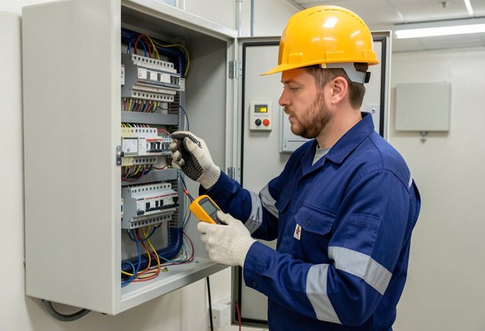 Срочно требуется электромонтер. Зарплата – от 75 000 рублей в месяц.