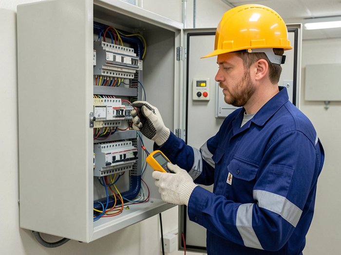 Срочно требуется электромонтер. Зарплата – от 75 000 рублей в месяц.